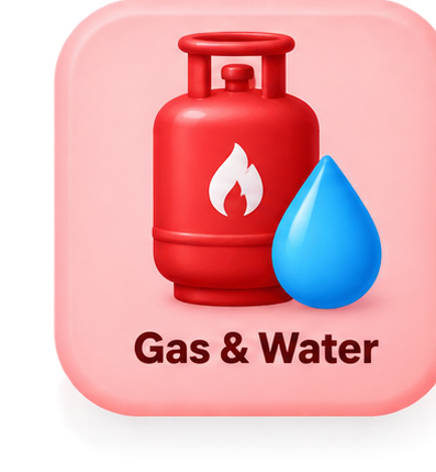 Gas & Water